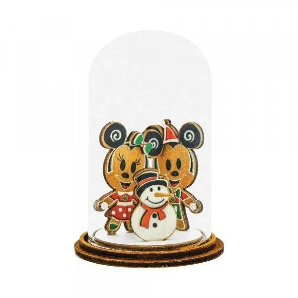 DISNEY - Mickey Minnie Snow Gingerbread - Décoration à poser&#39;9x5x5cm&#39;