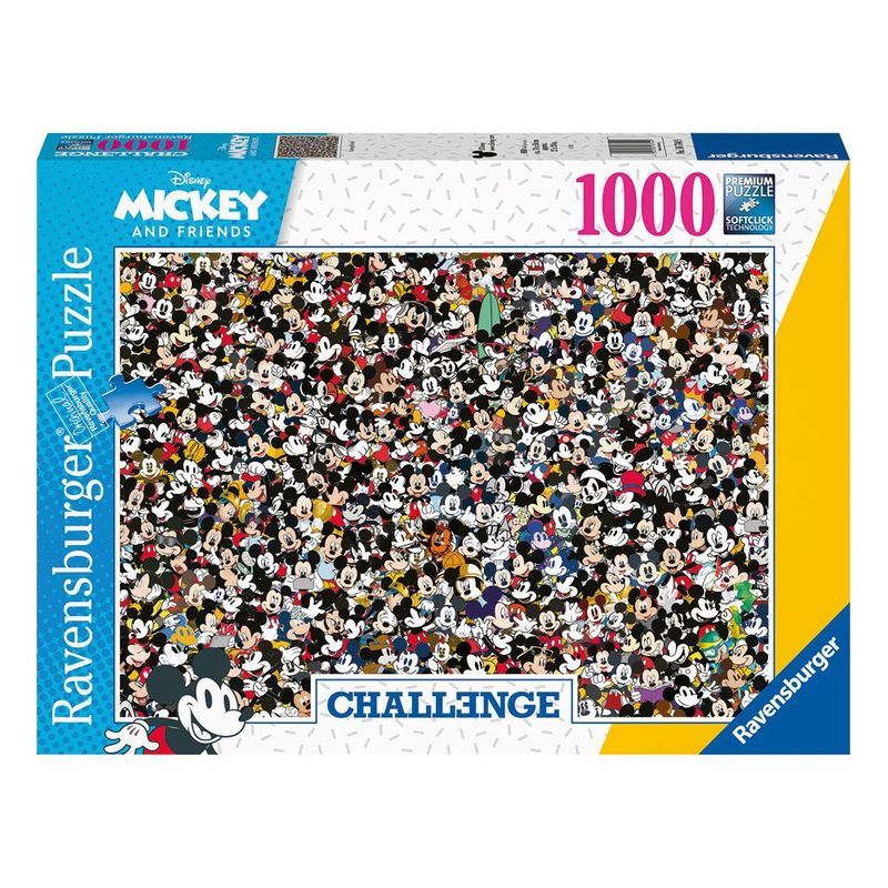 DISNEY - Puzzle Challenge 1000P - Mickey and Friends