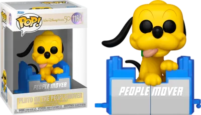 DISNEY - POP N° 1164- WDW50 - People Mover Pluto w/Balloon
