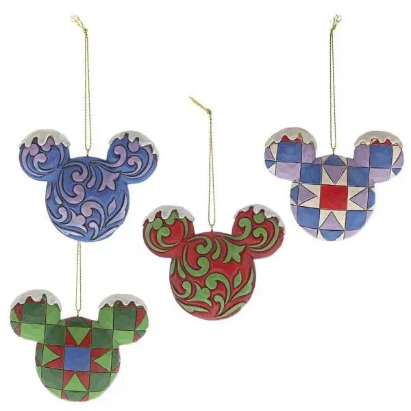 DISNEY - Set Décorations à suspendre - Tête de Mickey Mouse -&#39;7x2x8&#39; MIX FIG