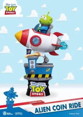 TOY STORY - Alien Coin Ride Diorama - 15cm