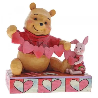 DISNEY Traditions - Winnie &amp; Porcinet - &#39;14x7x13.5&#39;