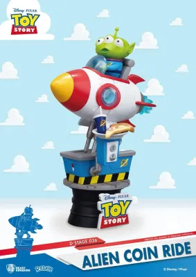 TOY STORY - Alien Coin Ride Diorama - 15cm