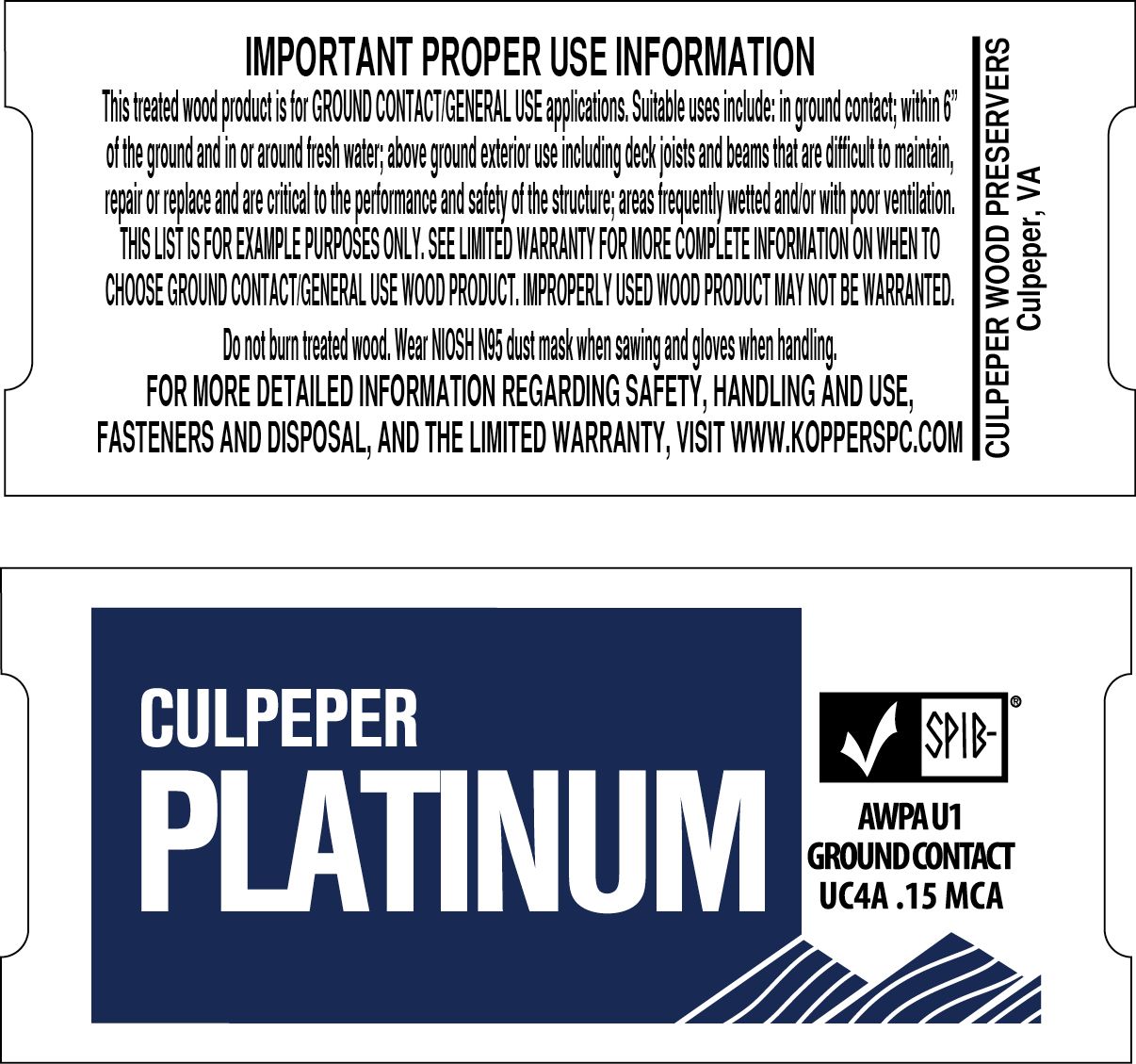 TAG #36 Platinum MCA .15 Ground Contact