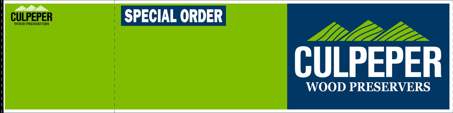 4 x 16 SPECIAL ORDER BUNDLE TAG