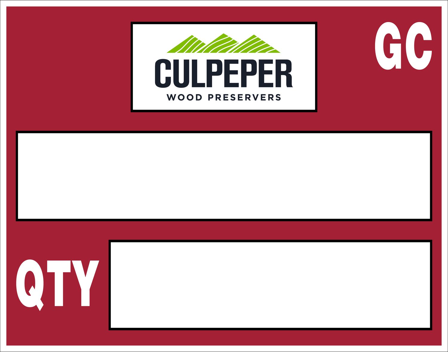 5.5 x 7.0 QTY GC RED LABEL