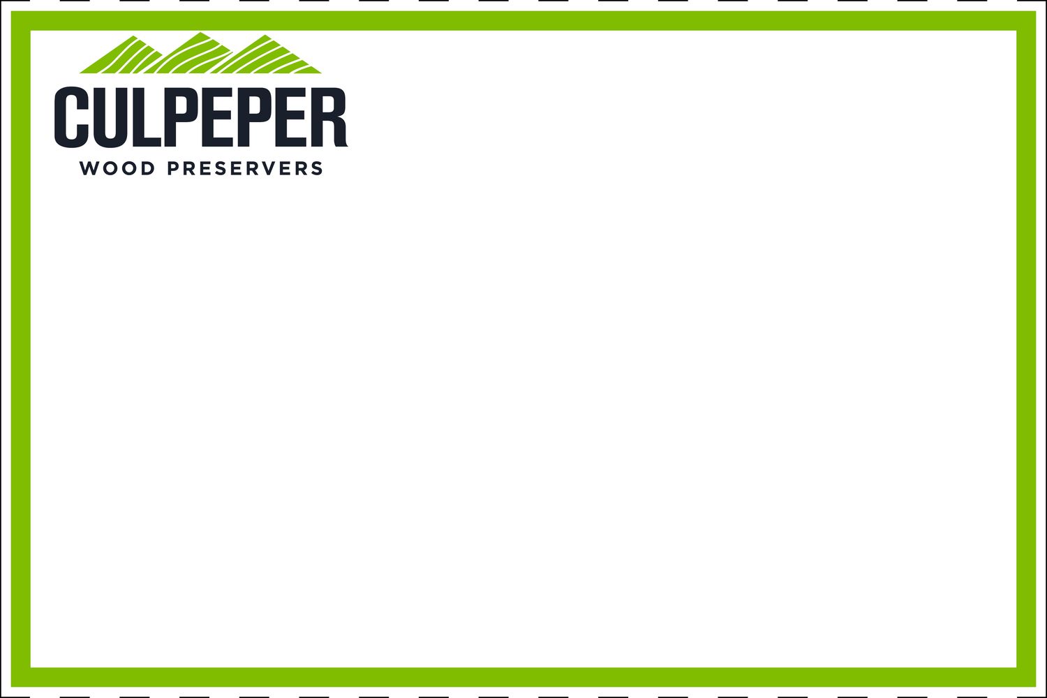 6 x 4  GREEN LOAD TAG