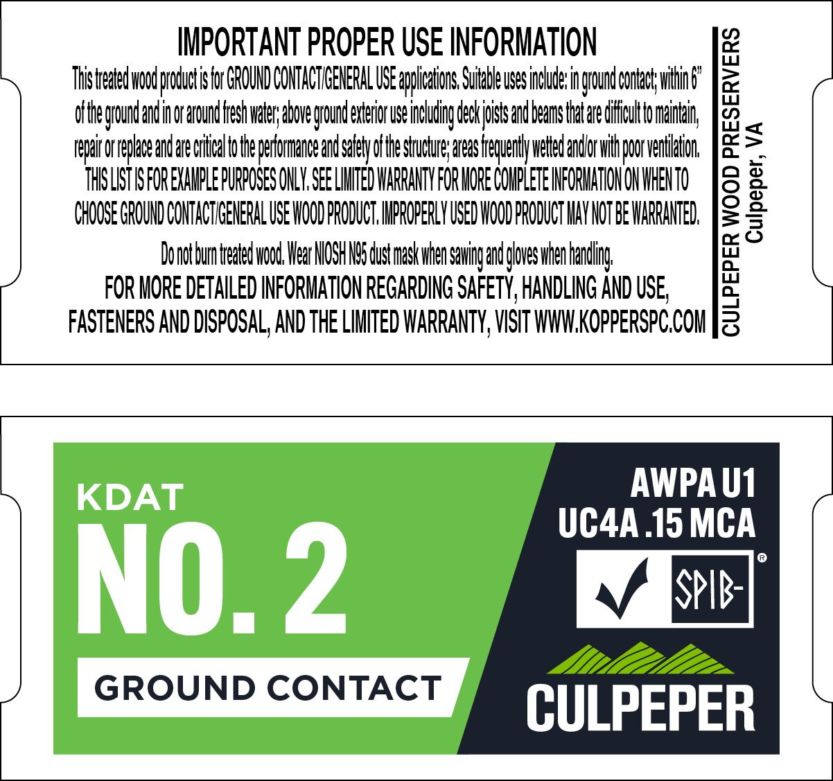 TAG #4 No 2 KDAT MCA .15 Ground Contact
