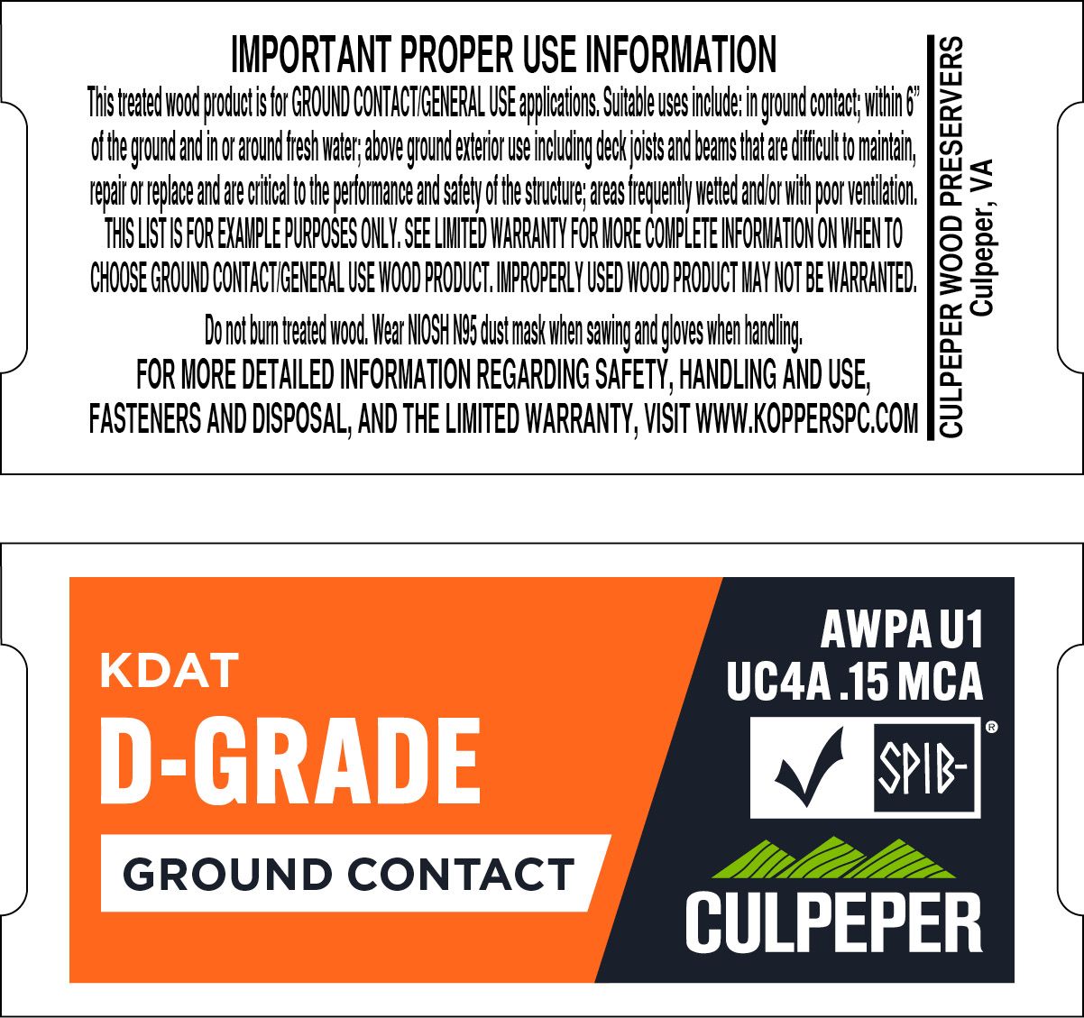 TAG #22 D-Grade KDAT MCA .15 Ground Contact