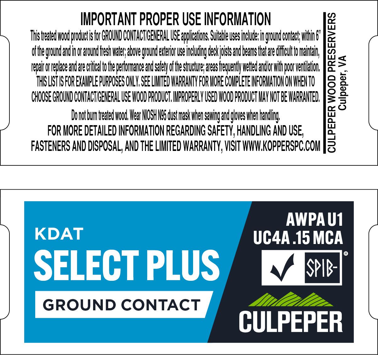 TAG #46 SELECT Plus KDAT MCA .15 Ground Contact