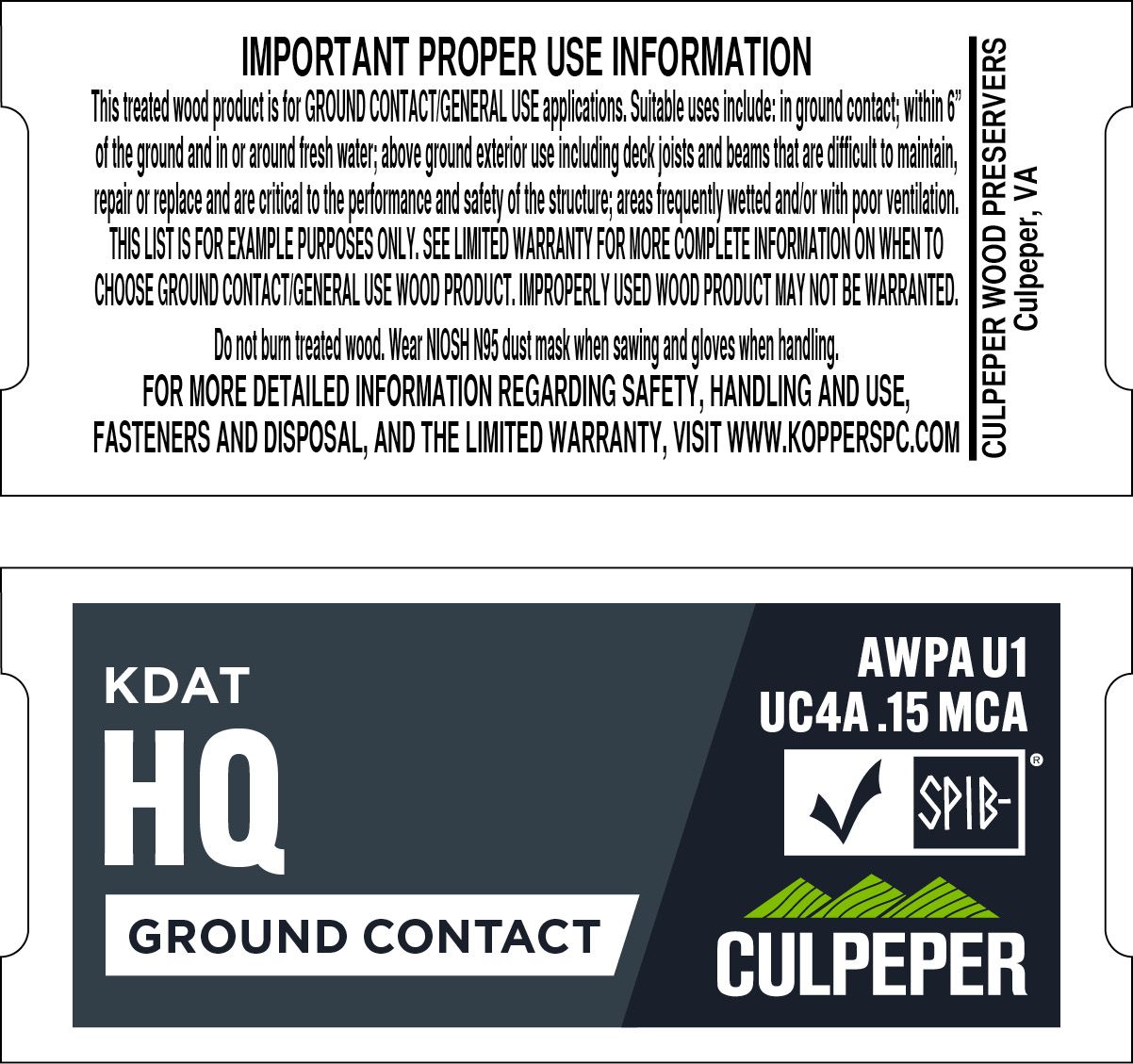 TAG #34 HQ KDAT MCA .15 Ground Contact
