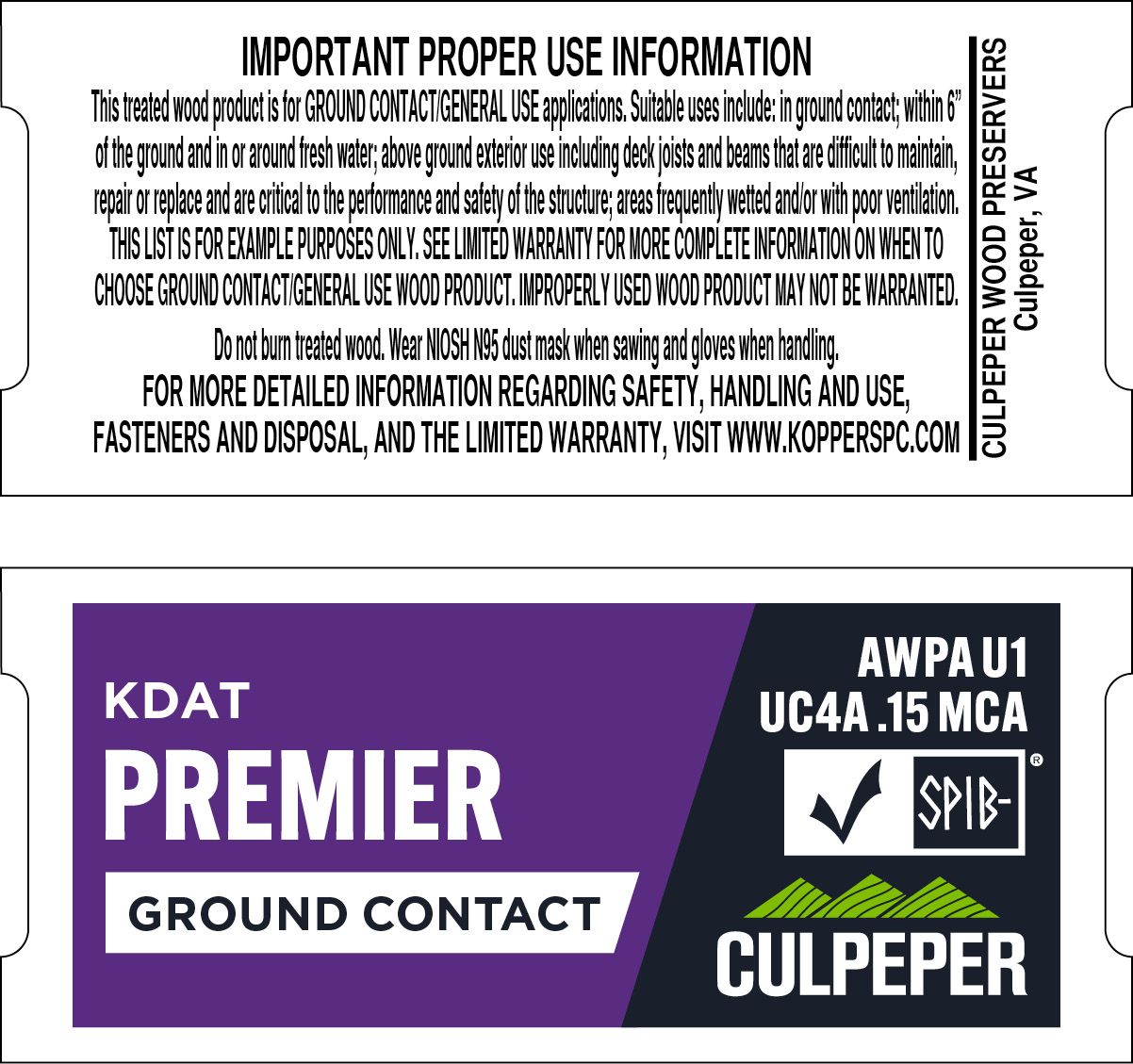 TAG #54 Premier KDAT MCA .15 Ground Contact