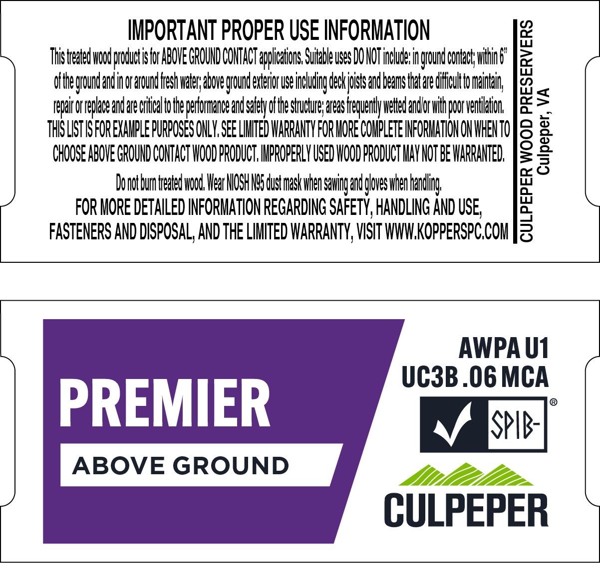 TAG #51 Premier MCA .06 Above Ground