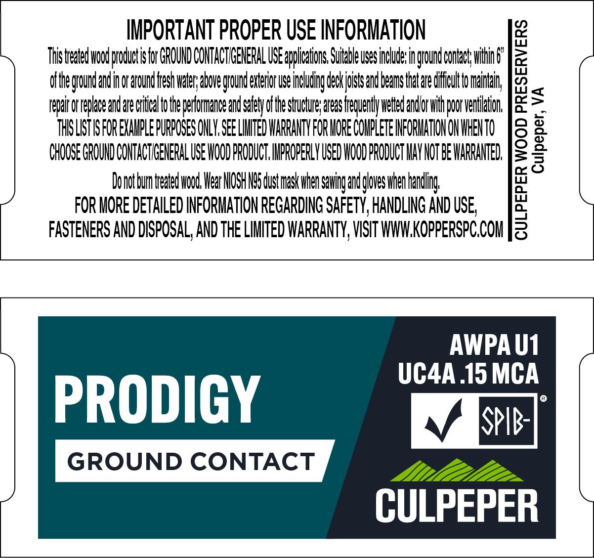 TAG #68 Prodigy MCA .15 Ground Contact