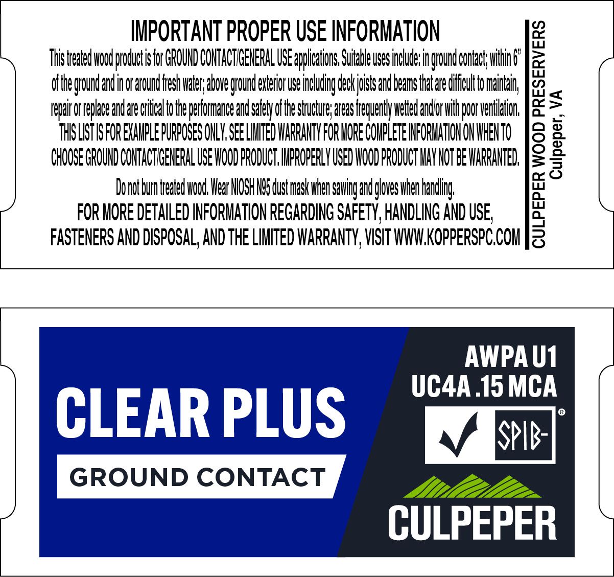 TAG #60 Clear Plus MCA .15 Ground Contact