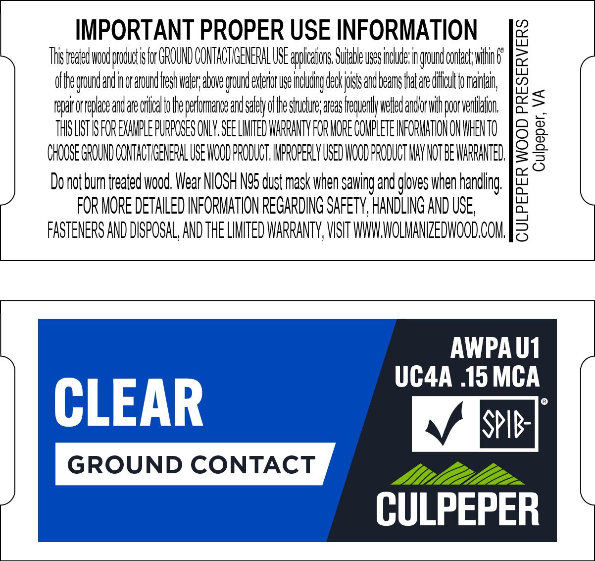 TAG 103 Clear MCA .15 Ground Contact