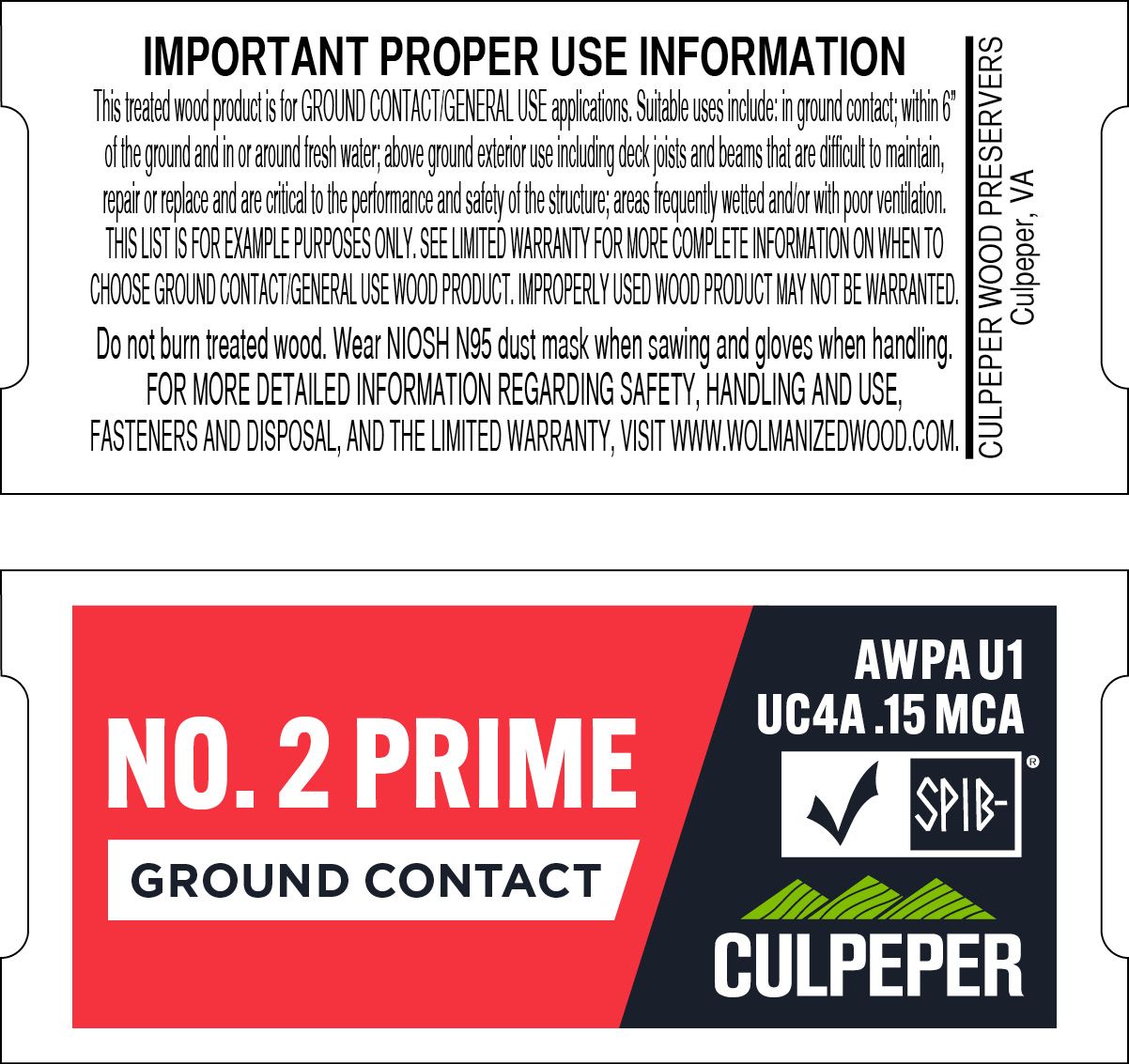 TAG 94 No. 2 Prime MCA .15 Ground Contact