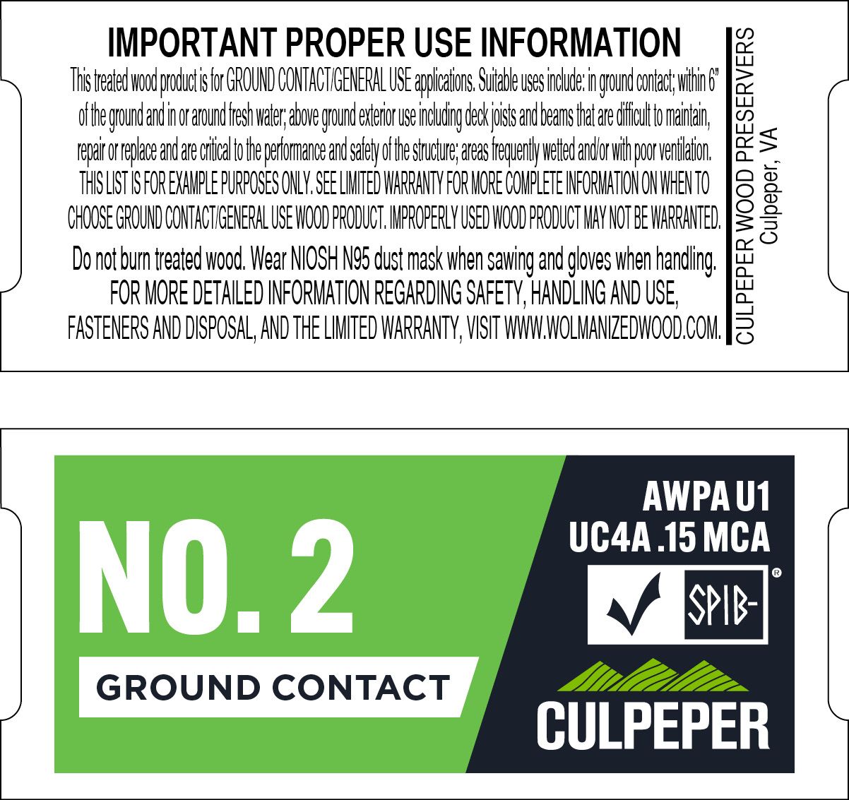 TAG 92 No 2 MCA .15 Ground Contact