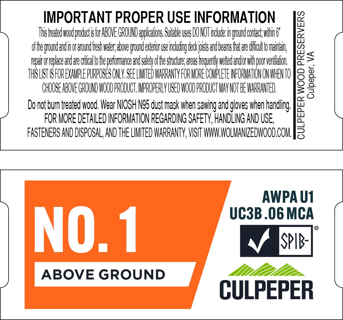 TAG 89 No. 1 MCA .06 Above Ground