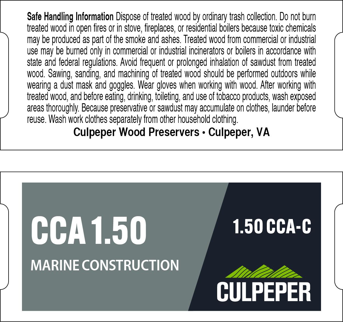 TAG #114 CCA 1.50 NO SPIB