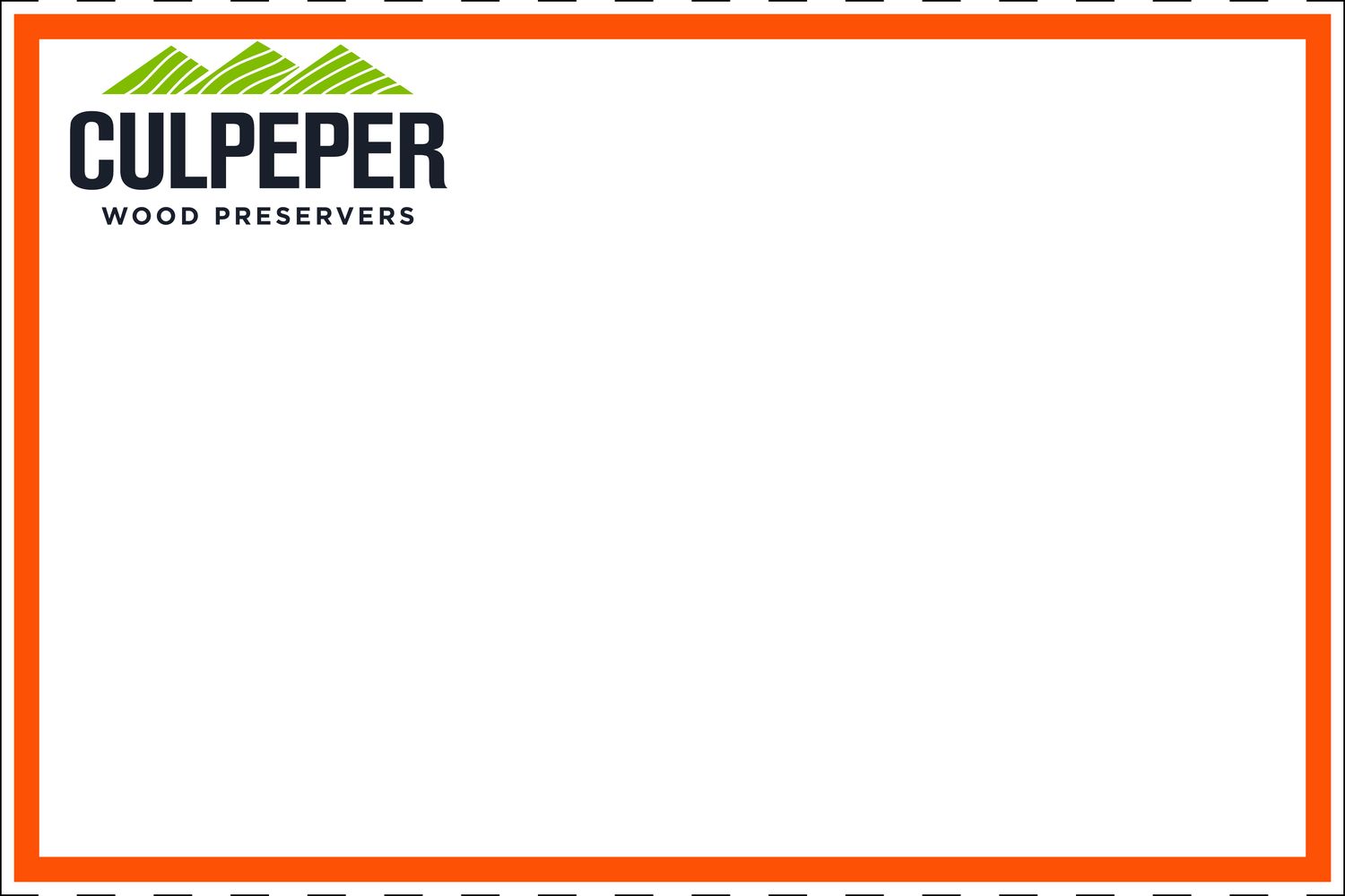 6 x 4  ORANGE LOAD TAG