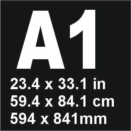 A1 Mono plan print