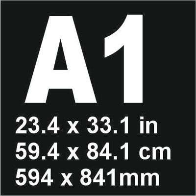 A1 Mono plan print