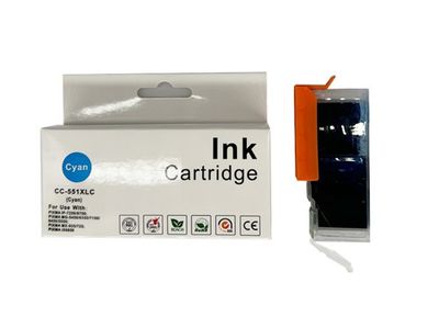 Compatible Canon CLI 551 XL  Cyan Inkjet
