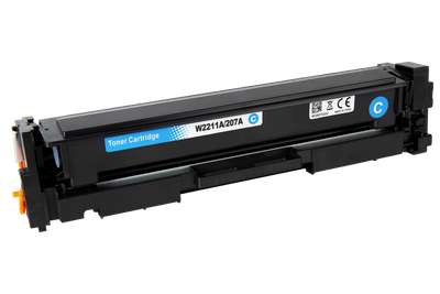 Compatible HP W 2211 A Cyan Standard Yield Toner 207 A