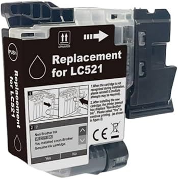Brother LC521 Compatible Ink Cartridge Black
