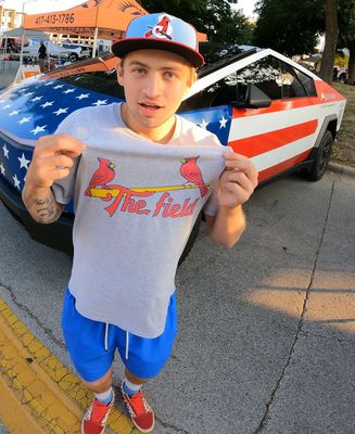 The field Springfield Cardinals city connect t-shirt