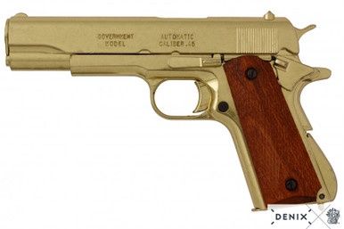Colt Model 1911 Pistool (demonteerbaar) - Verenigde Staten - Goud