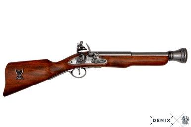 Piraat Donderbus Flintlock Geweer - 18e Eeuw - Staal