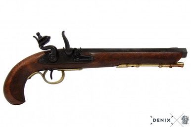 Kentucky Flintlock Pistool - Verenigde Staten - 18e Eeuw - Zwart