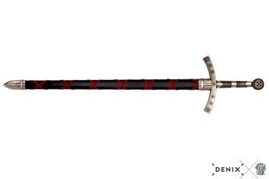 Hugo van Payns Zwaard - Frankrijk - 1118 - 112 cm - Zilver/Zwart