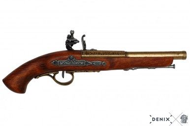 Napoleon's Flintlock Pistool (Linkshandig) - Frankrijk - 18e Eeuw - Goud