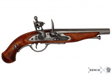 Piraat Flintlock Pistool - Frankrijk - 18e Eeuw