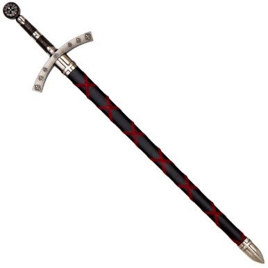 Hugo van Payns Zwaard - Frankrijk - 1118 - 112 cm - Zilver/Zwart