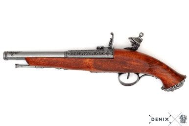Doodskop Piraat Flintlock Pistool - 18e Eeuw - Staal