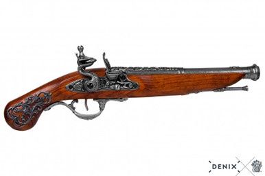 Duel Flintlock Pistool - Engeland - 18e Eeuw - Staal