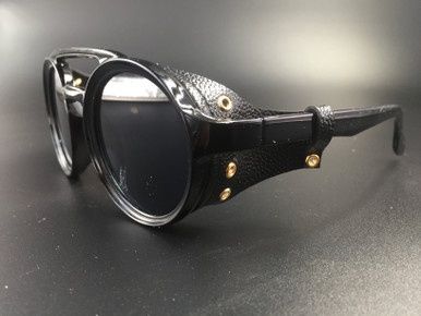 Steampunk Bril Helsing - Zwart/Zwart