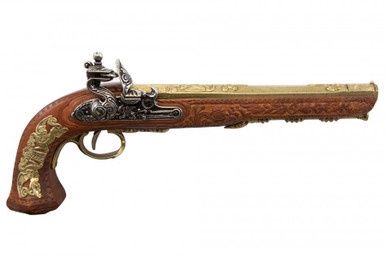 Boutet Duel Flintlock Pistool - Frankrijk - 1810 - Goud