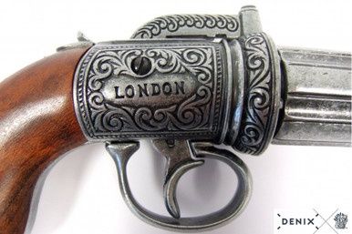 Pepperbox-Revolver met 6 Lopen - Engeland - 1840 - Staal