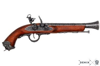 Piraat Flintlock Pistool - Assassin&#39;s Creed: Black Flag - Italië - 18e Eeuw - Staal