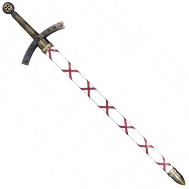Hugo van Payns Zwaard - Frankrijk - 1118 - 112 cm - Goud/Wit