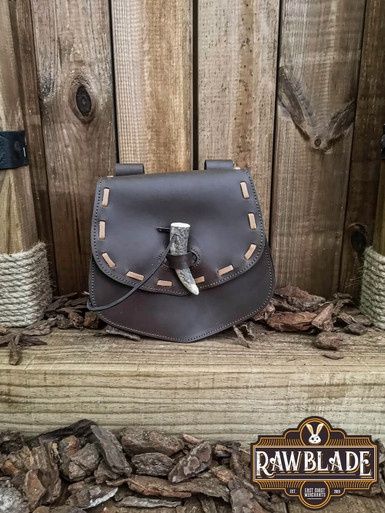 Cymerische Leren Tas - Bruin
