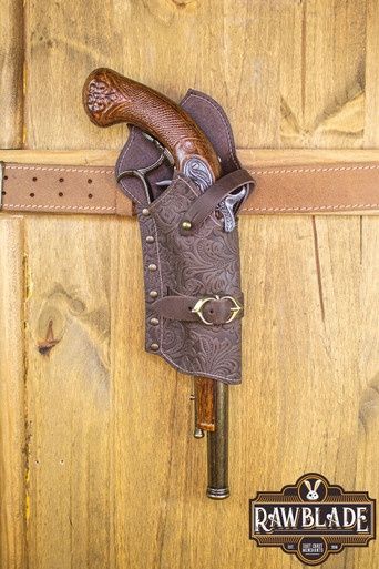 Jack Rackham Pistoolhouder Deluxe Rechts - Bruin