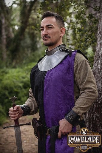 Lawrence Knight Tabard Zwart - Paars