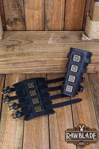 Edekan The Hirdman Bracers - Zwart