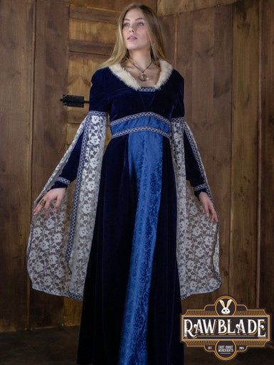 Aura - Lordly Jurk - Blauw